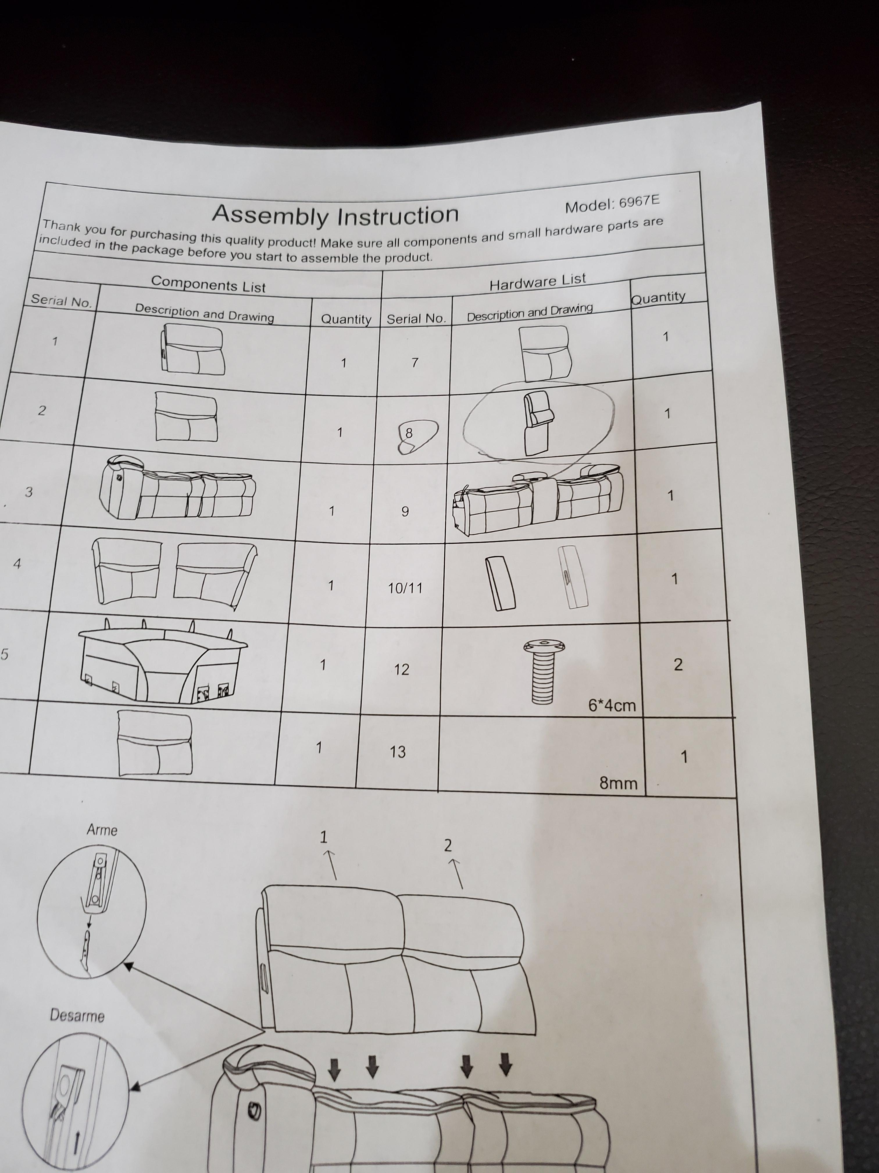 25/mo Finance Blackjack Furniture Marsden Collection Modern Leather