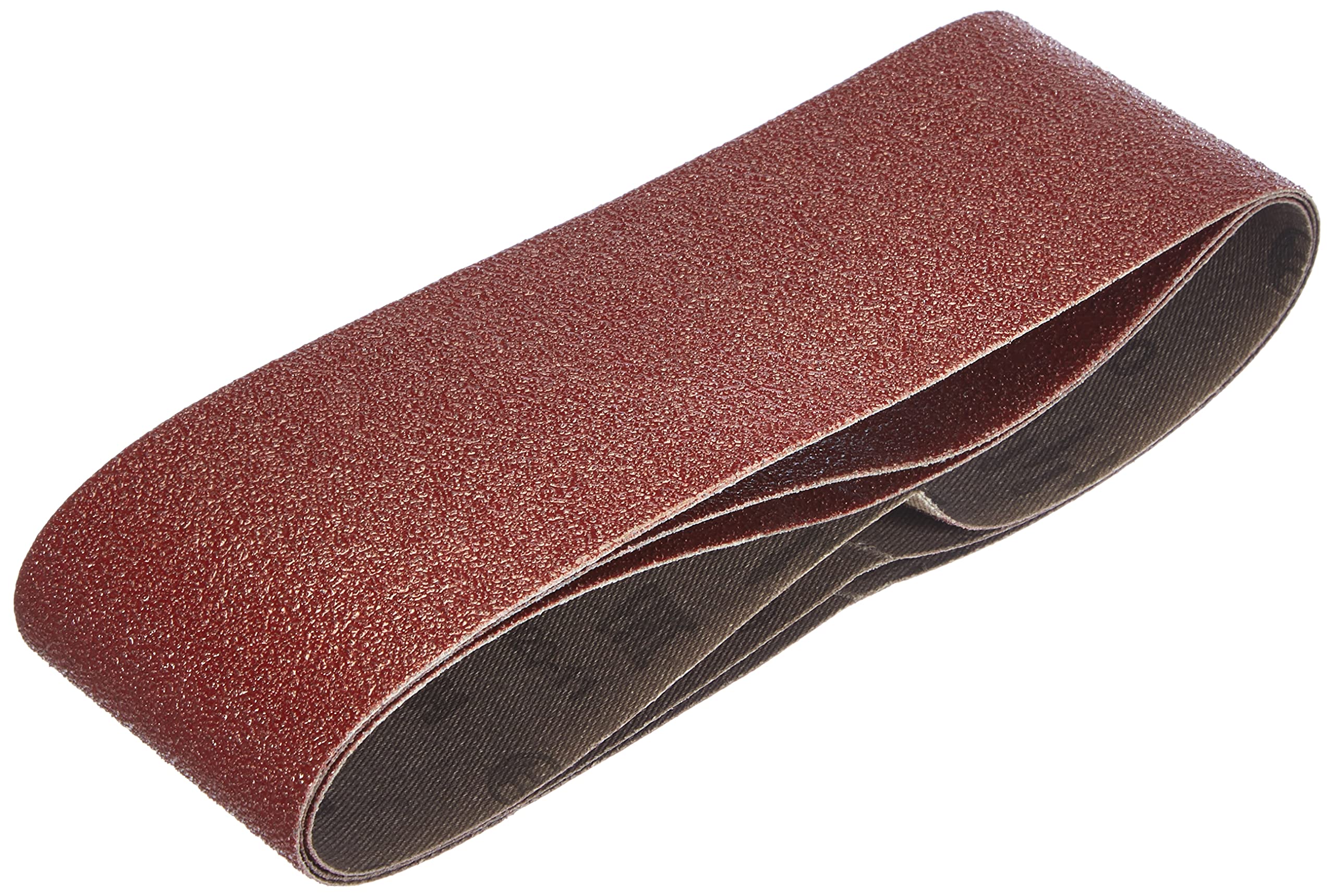 Bosch 2609256188 Sanding Belts for Belt Sanders 60 x 400 mm, Pack of 3 Sheets, 60-Grit, Red