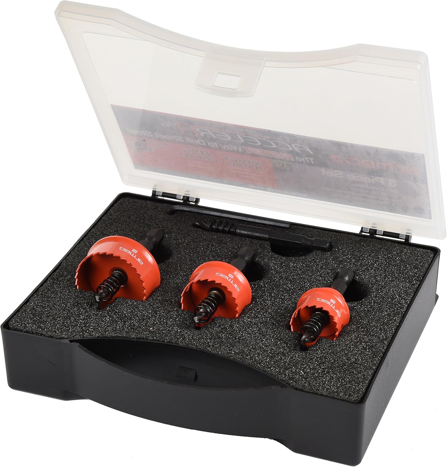 Armeg SSH3PCSET Sheet Steel Holesaws (3-Piece) , Red