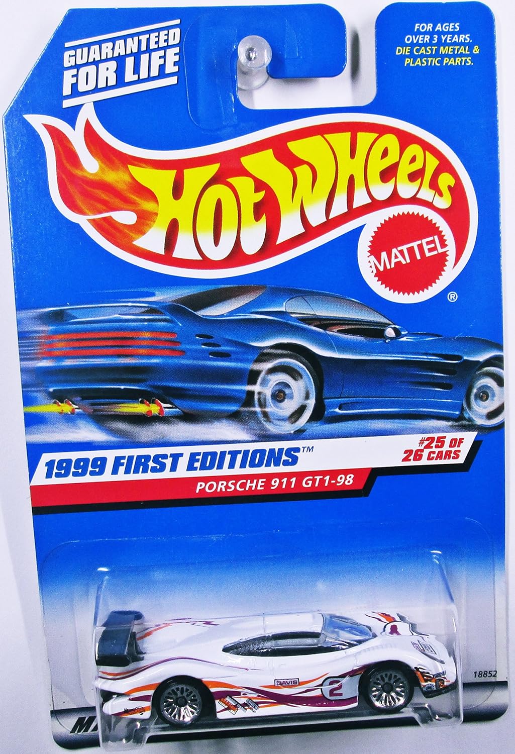 hot wheels porsche 911 gti 98