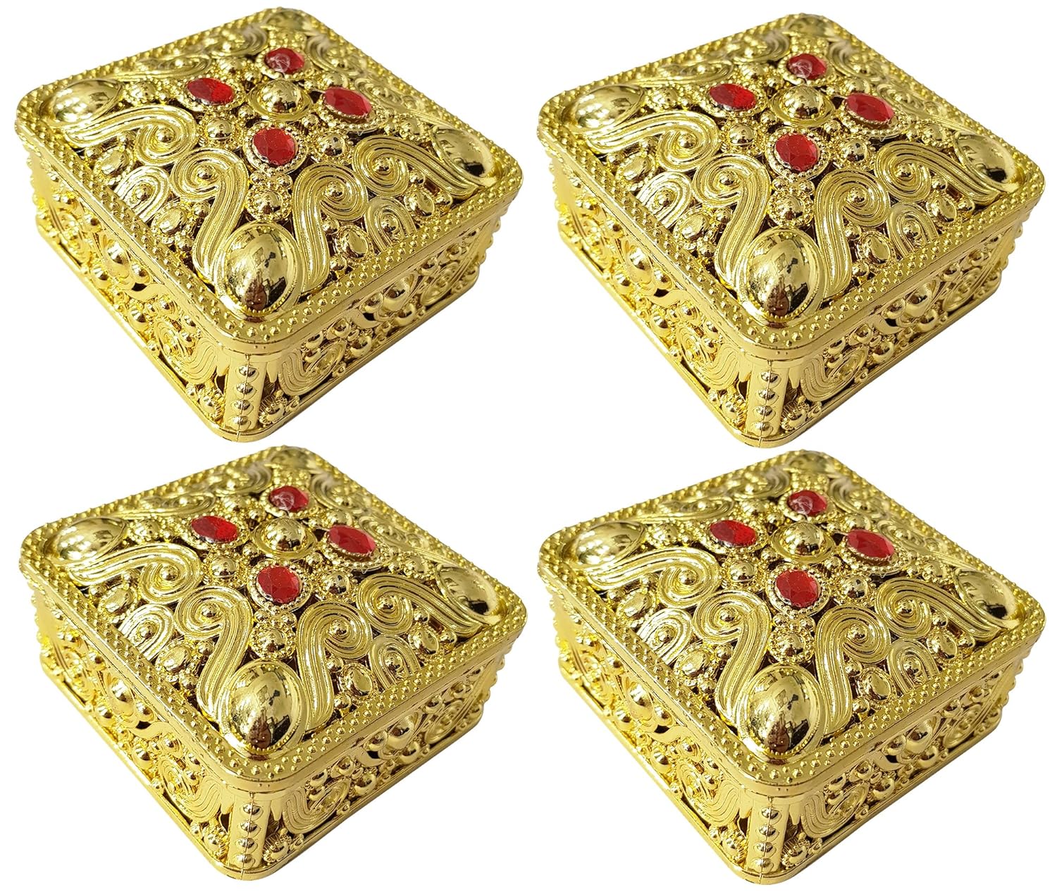 Buy Prime Plastic Decorative Boxes For Sweets Dry Fruits Combo Of