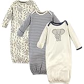 Touched by Nature Unisex Baby Organic Cotton Gowns