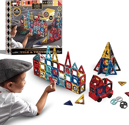 fao schwarz magnetic building tiles