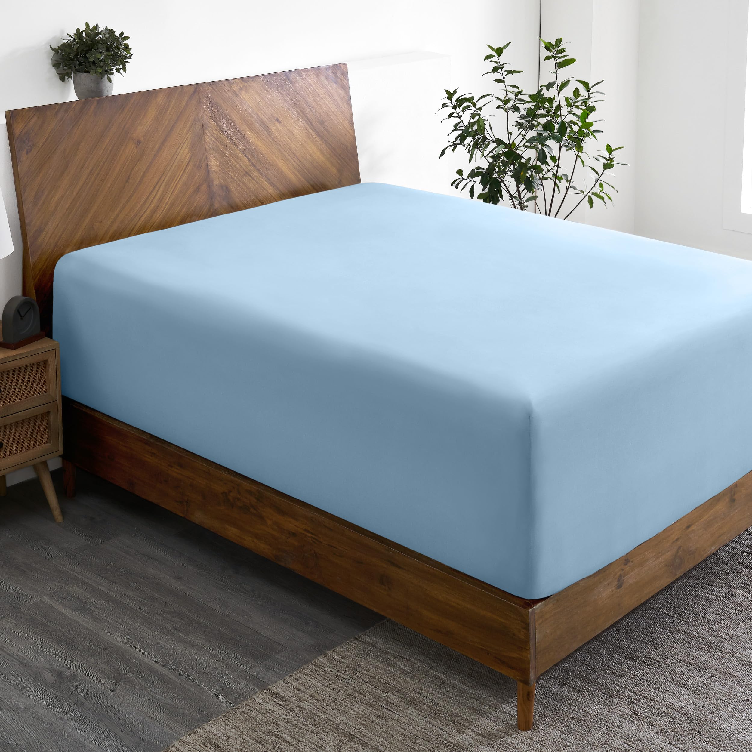Bare Home Twin XL Fitted Sheet - Extra Deep Pocket
