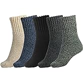 BomKinta Boot Socks for Women Winter Solid Thick Warm Socks Cozy Crew Socks Christmas Gift