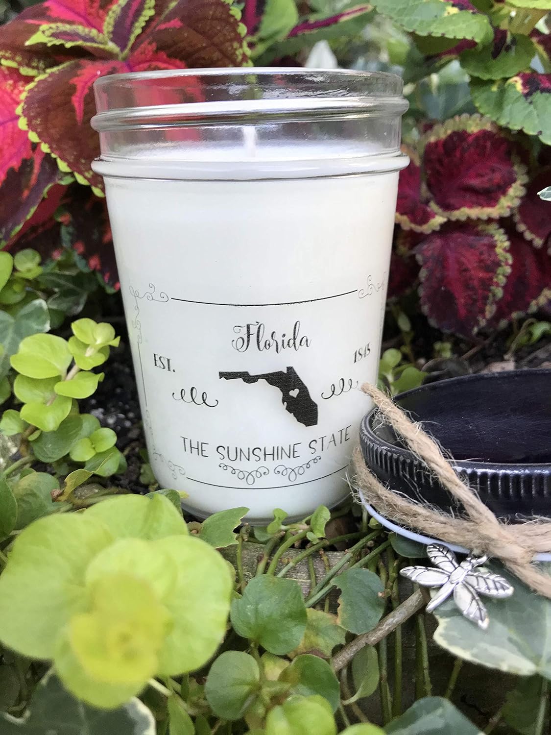 Florida State Candle Soy Wax Candle 8 oz With Gift Box