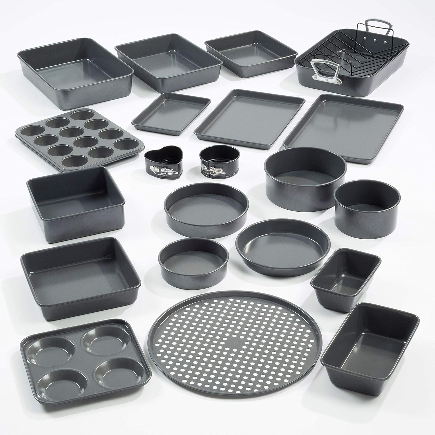 Prochef Non-Stick Large 35cm/14inch Carbon Steel Pizza Tray - Fridge, Freezer & Dishwasher Safe with Prochef Lifetime Guarantee - Silver - Image 3
