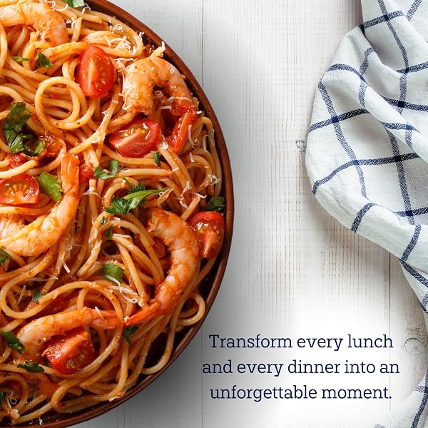 DE CECCO SPAGHETTI NO. 12 PASTA, 16 OZ, AUTHENTIC, SLOW DRIED, MADE WITH DURUM WHEAT, VERSATILE PASTA FOR SAUCES & RECIPES, MADE IN ITALY