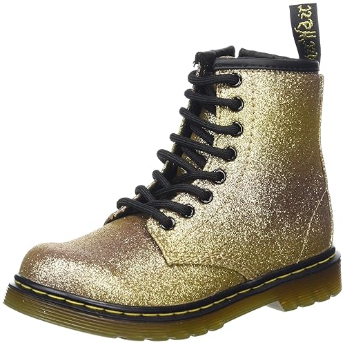 dr martens gold glitter