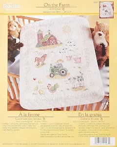 Bucilla Kreuzstich-Set 'On The Farm' - 86,4 X 109,2 Cm, Inklusive Stickgarn, Nadel & Anleitung