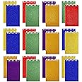 Mini Prism Spiral Notepads - (Bulk Pack of 24) Small Pocket Mini Notebooks for Kids, 2.5 Inch x 3.6 Inch - 20 Sheets Per Book, Top Bound Spiral Memo Note Pads for Party Favor Gifts and Goodie Bags