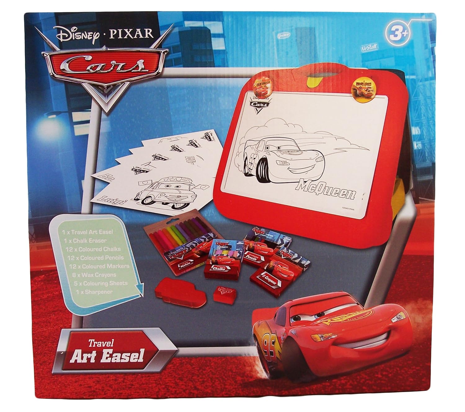 Disney Cars Travel Art Easel Amazon.co.uk Toys & Games