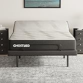 GhostBed Adjustable Bed Frame Power Base with 11" Ultimate Memory Foam Mattress Bundle - Electric Bed Base with Lumbar Suppor
