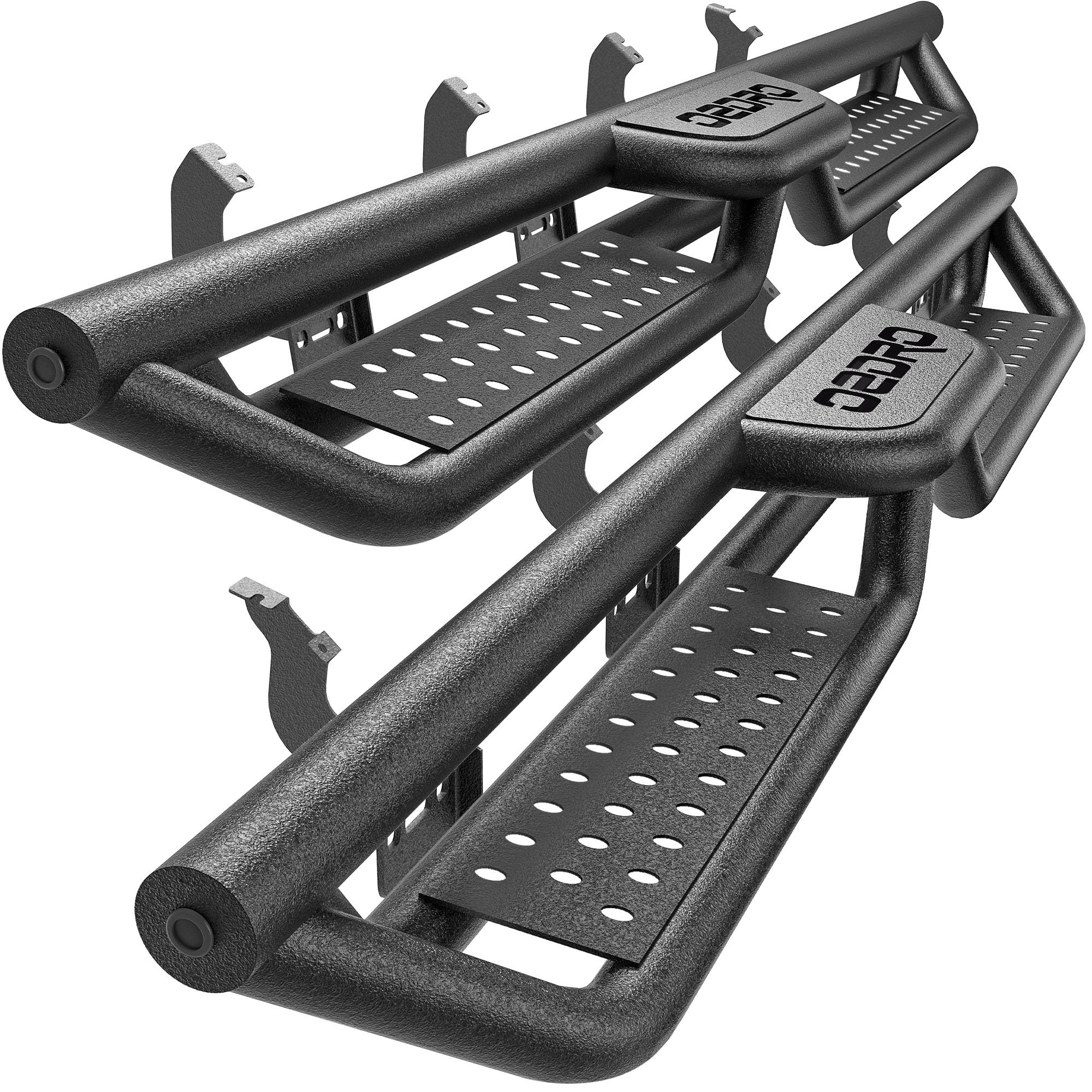 Photo 1 of ***STOCK PHOTO FOR REFERENCE ONLY***Running Boards, Powder Coated Drop Side Steps - 6in Steel Nerf Bars