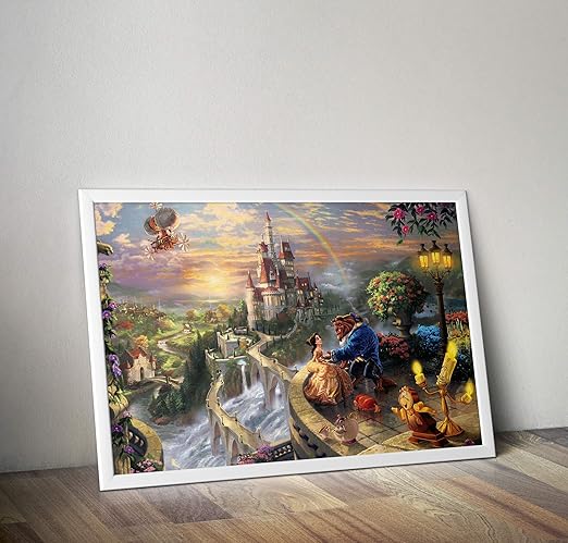 Amazon Com Beauty And Beast Poster Beauty Beast Movie Wall Poster Beauty Beast Artwork Gift For Fan Beauty Beast Decor Beauty Beast Design Wall Design Home Decor Disney Wall Decor Large Ii 24x36