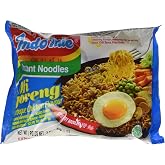 Indomie Instant Fried Noodles BBQ Chicken Flavor for 1 Case (30 Bags), 89 Ounce