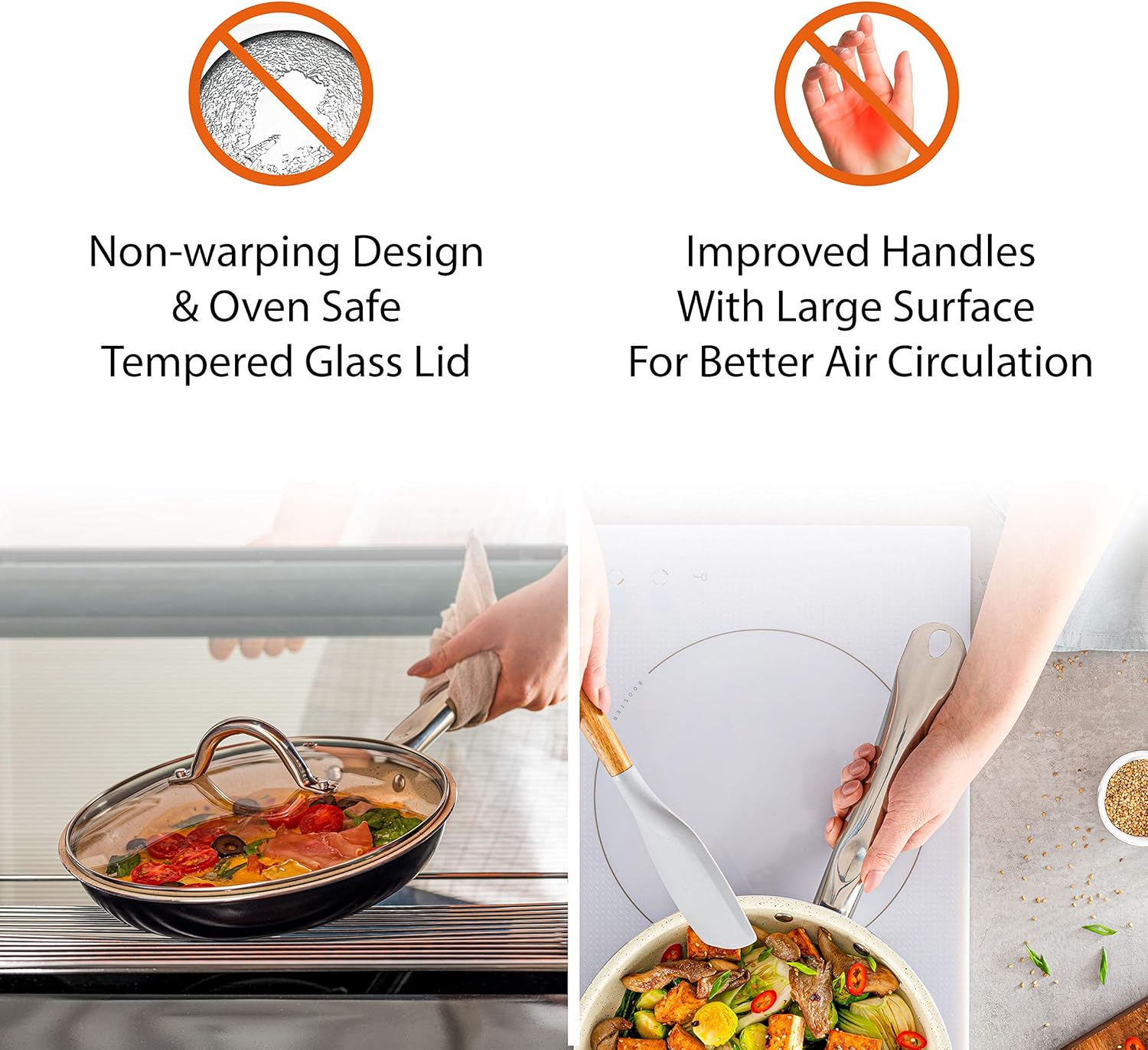 Kitchen Pots and Pans Set - 23pc Kitchen Cookware Sets Induction Pots and Pans for Cooking Set Induction Cookware with Frying Pans Nonstick Pan Set Pot and Pan Set Pot Set Non Sticking Pan Set Kitchen: Kitchen & Dining