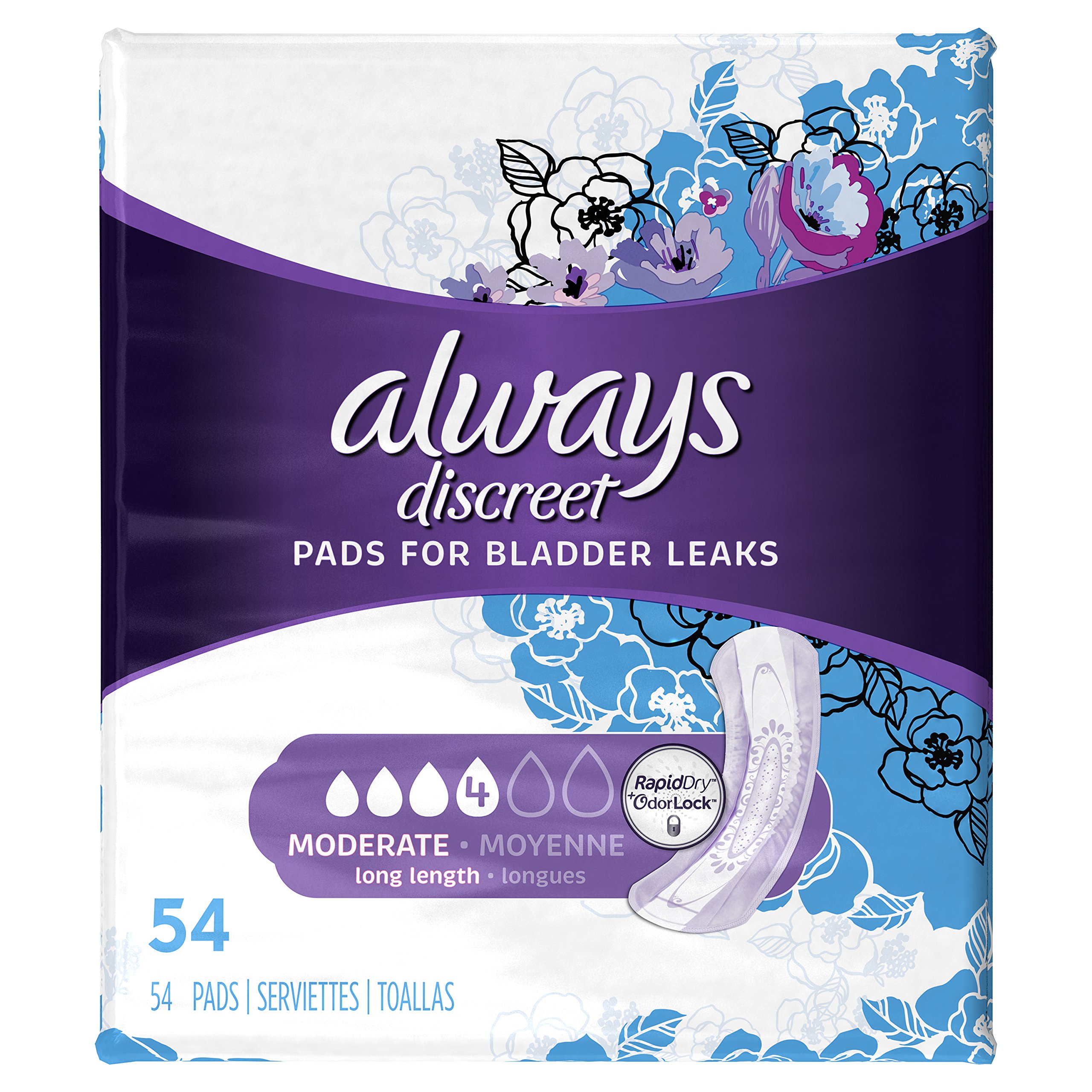 Amazon.com: Always Discreet, Incontinence Liners, Ultra ...