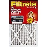 Filtrete MPR 1000 20 x 25 x 1 Micro Allergen Defense HVAC Air Filter, Captures Small Particles like Pollen & Pet Dander, 4-Pack