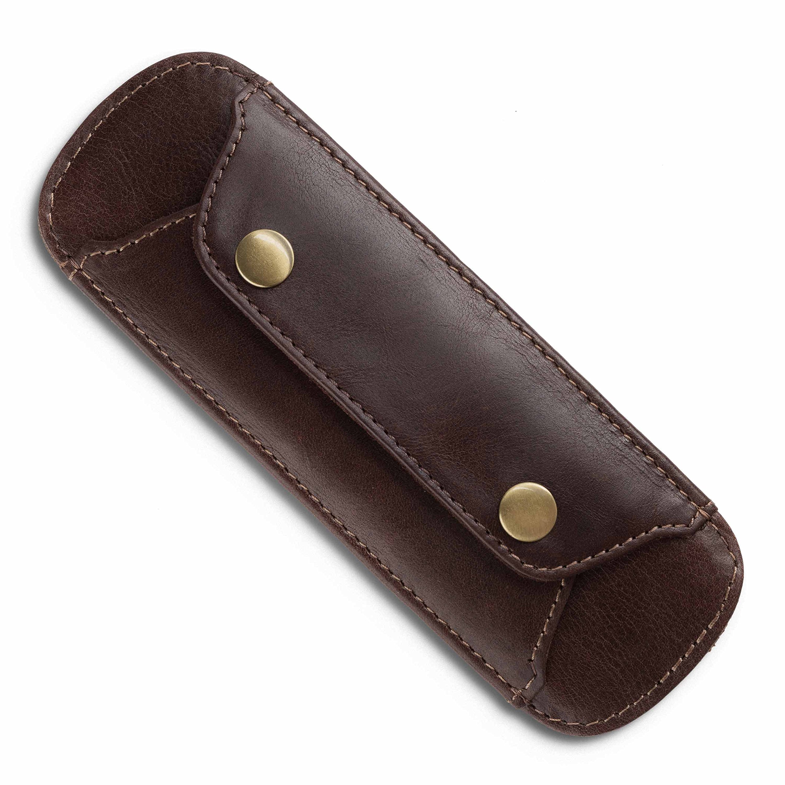 LEABAGS Premium Shoulder Pads I Genuine Buffalo Leather Pads I Vintage Look I Handbag Shoulder Pads I Anti-Slip pad I 18x6 cm