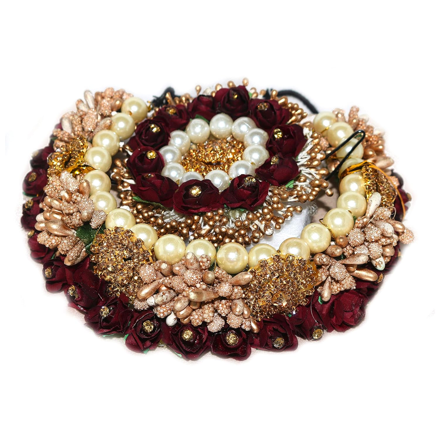 Buy Rapidsflow Artificial Flower Bridal Hair Gajra For Women