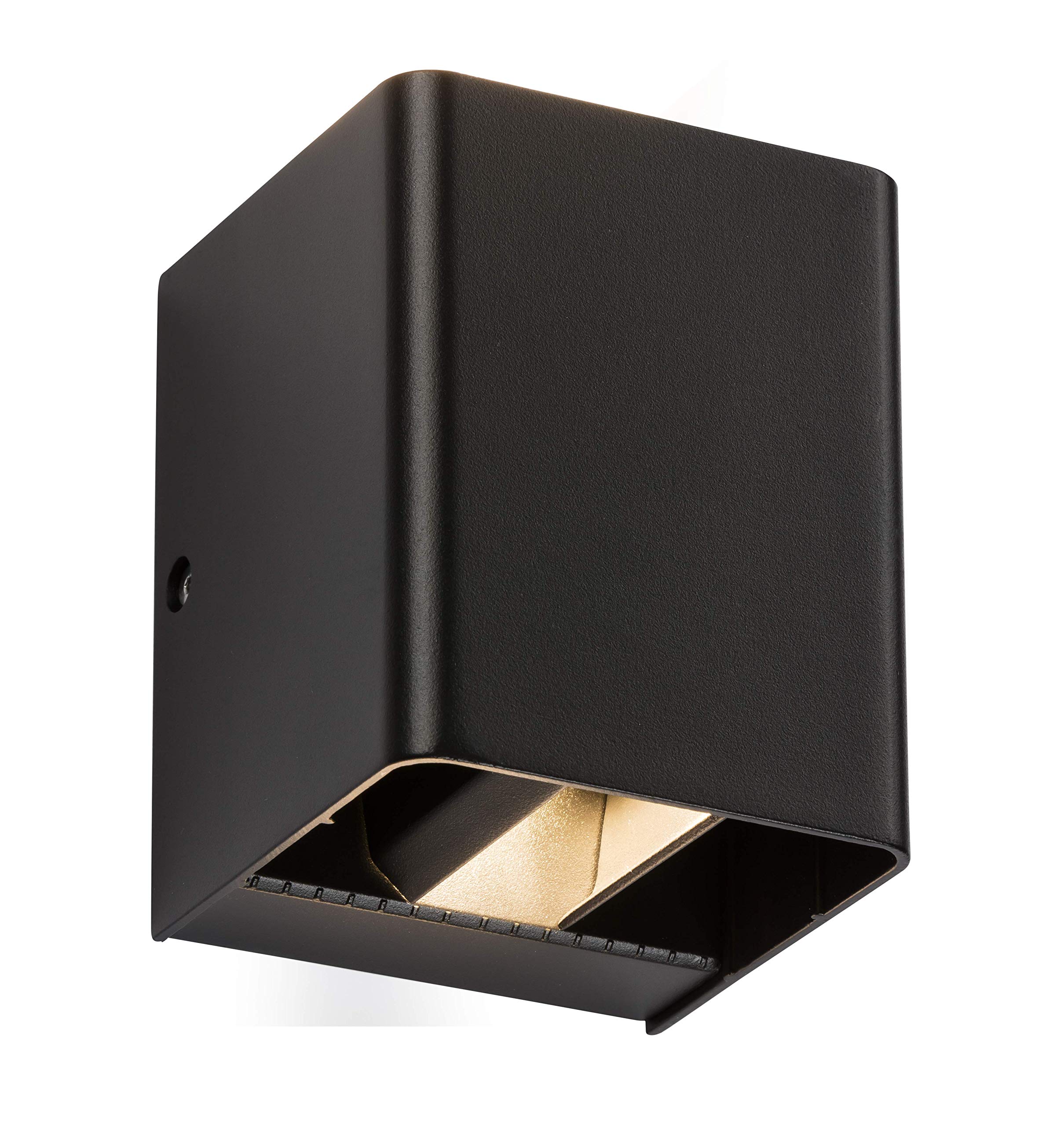 LED Adjustable Up and Down Wall Light in Black