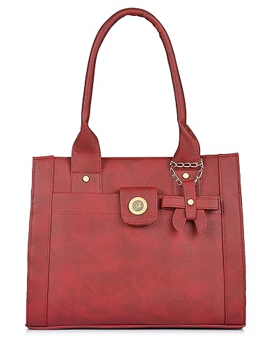 Fostelo Angel Kiss Womens Handbag (Maroon)