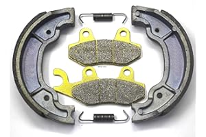 Master Chen Front Brake Pads Rear Brakes Shoes for Yamaha Dirt TTR230 TT-R 230 2005 2006 2007 2008 2009 2010 2011 2012 2013 2014 2015 2016 2017 2018 2019 2020 FA135 527 MC0227