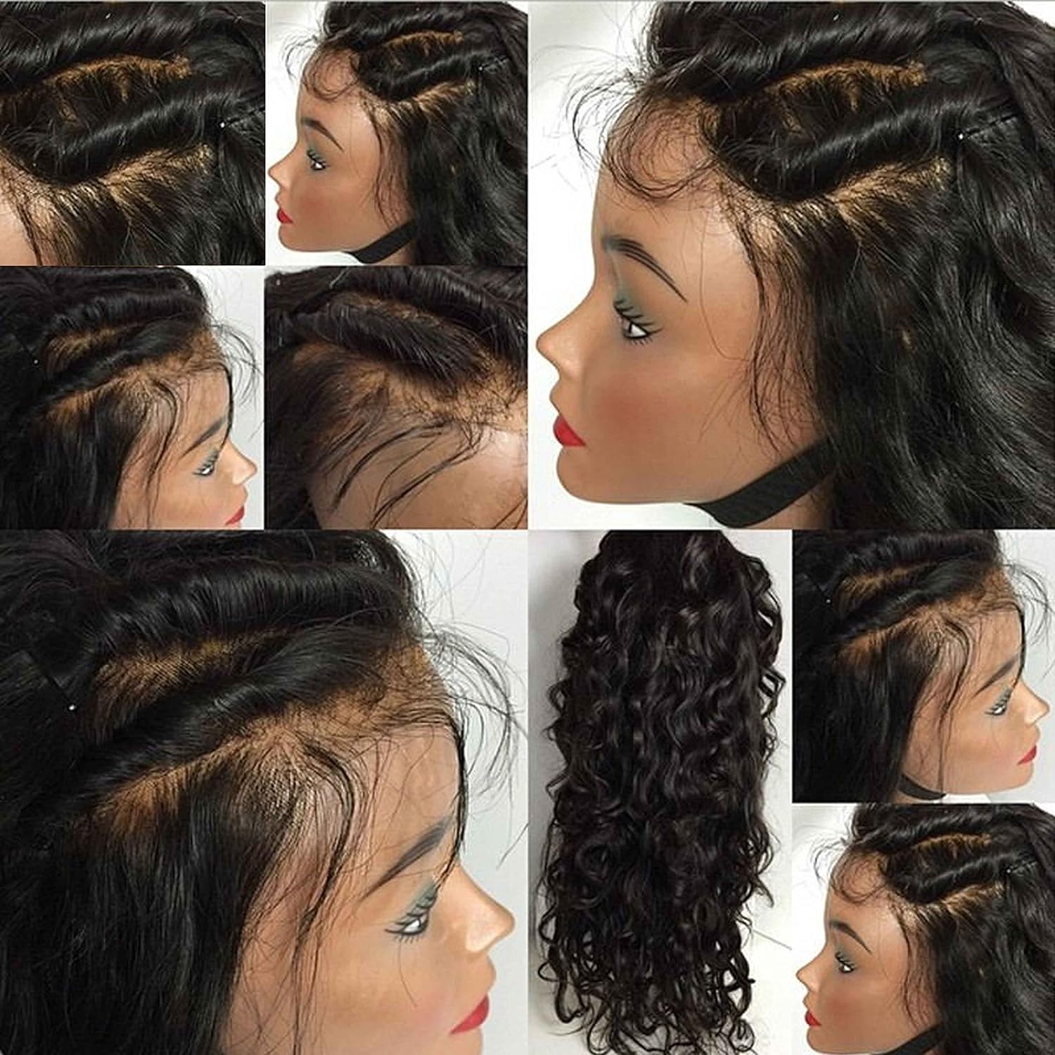 Amazoncom Elva Hair Glueless Full Lace Wigs Lace Front Wigs