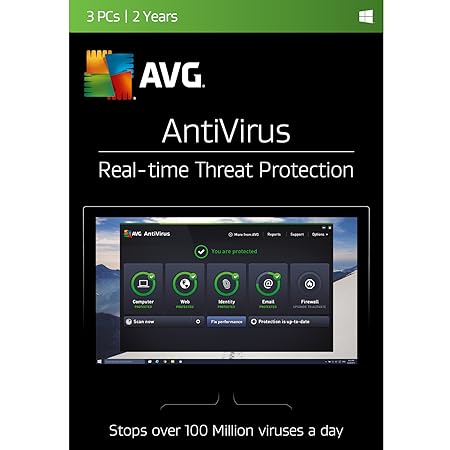 AVG AntiVirus 2017 3 Users 2 Years [Online Code]