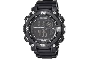 Armitron Sport Men's Digital Chronograph Resin Strap Watch, 40/8284
