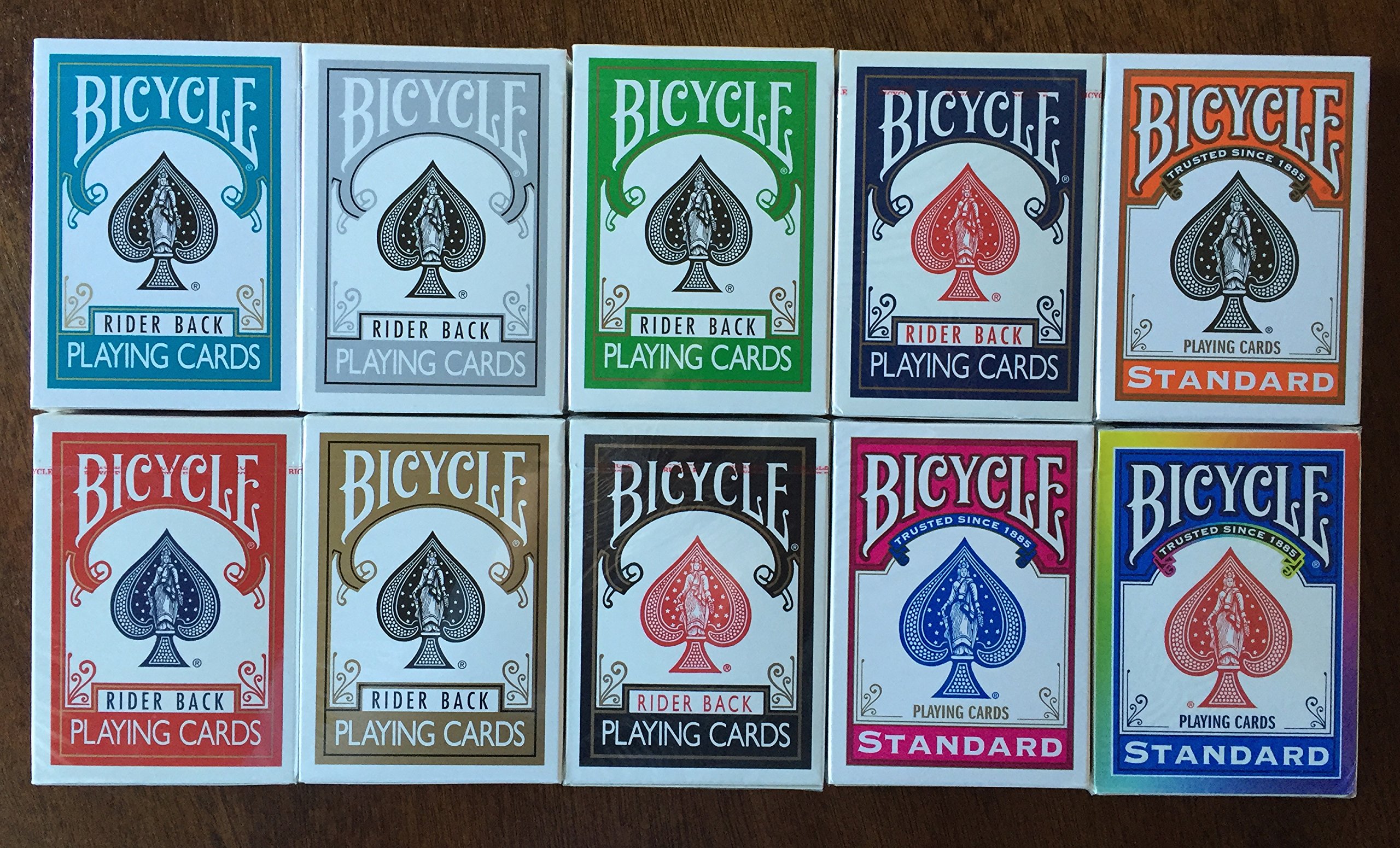 Jeu Bicycle à dos argenté (US Playing Card Company)