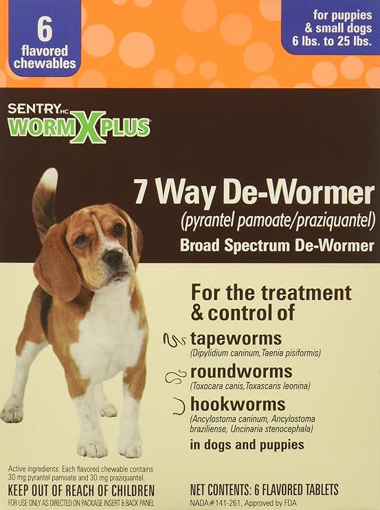 sentry 7 way dewormer directions