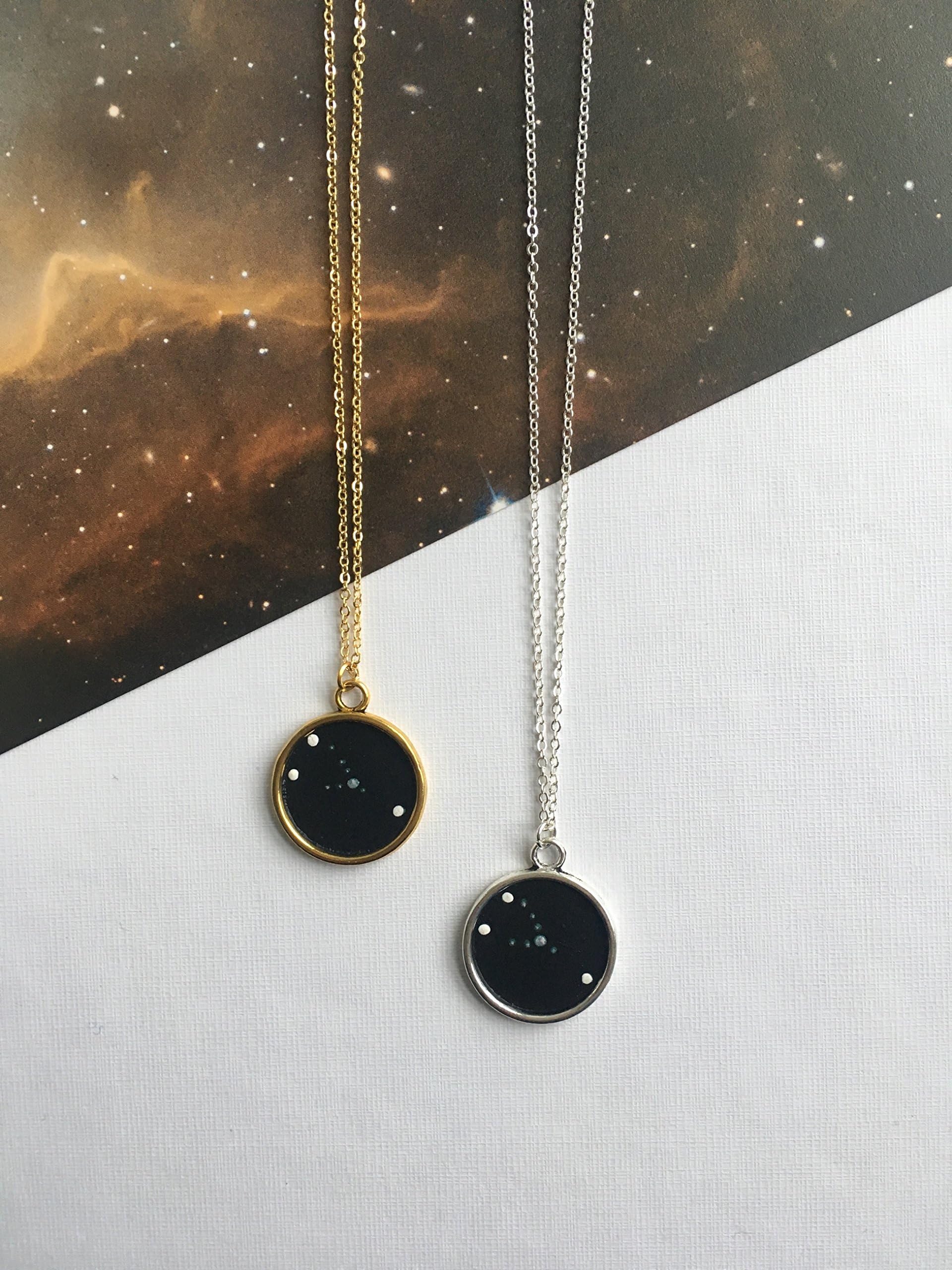 Taurus constellation star sign necklace