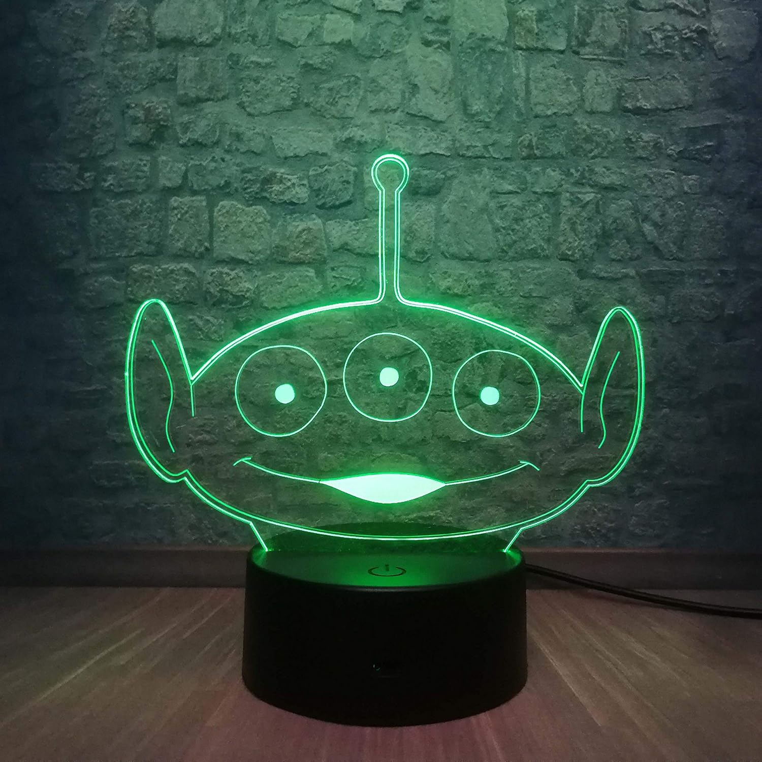 Cute Toy Story Alien Lamp Charging Teen Bedroom Sleeping Night Light Lámpara de mesa Decoración