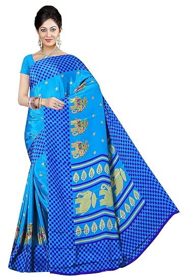 Winza Designer Womens Turky Silk Saree With Blouse (TRKS-9001)