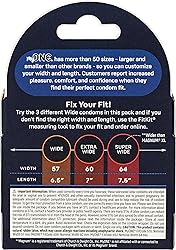 Large Sampler - 3 Large Condom Sizes to Try