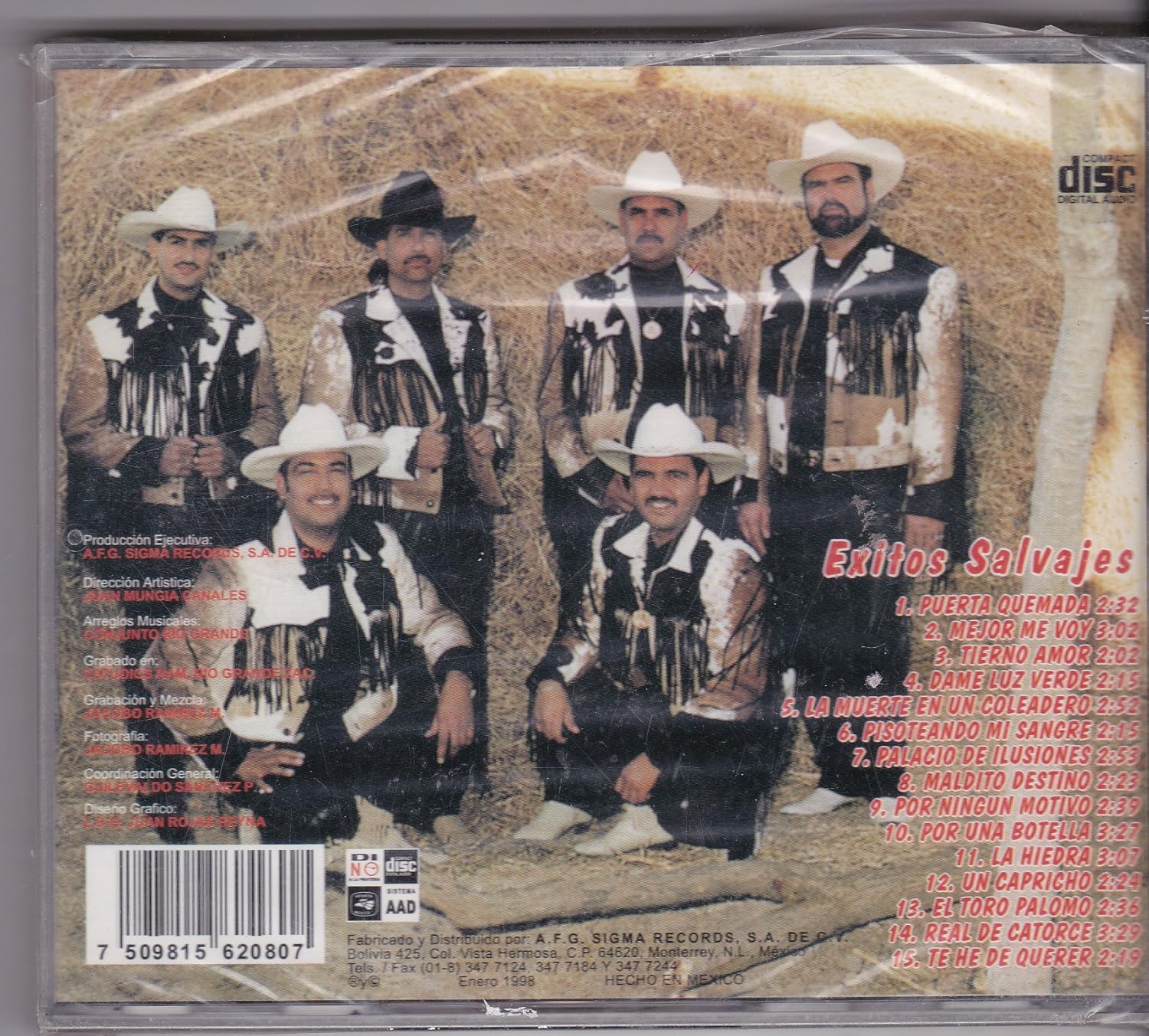 Conjunto Rio Grande Exitos Salvajes Conjunto Rio Grande Amazon Com Music conjunto rio grande exitos salvajes