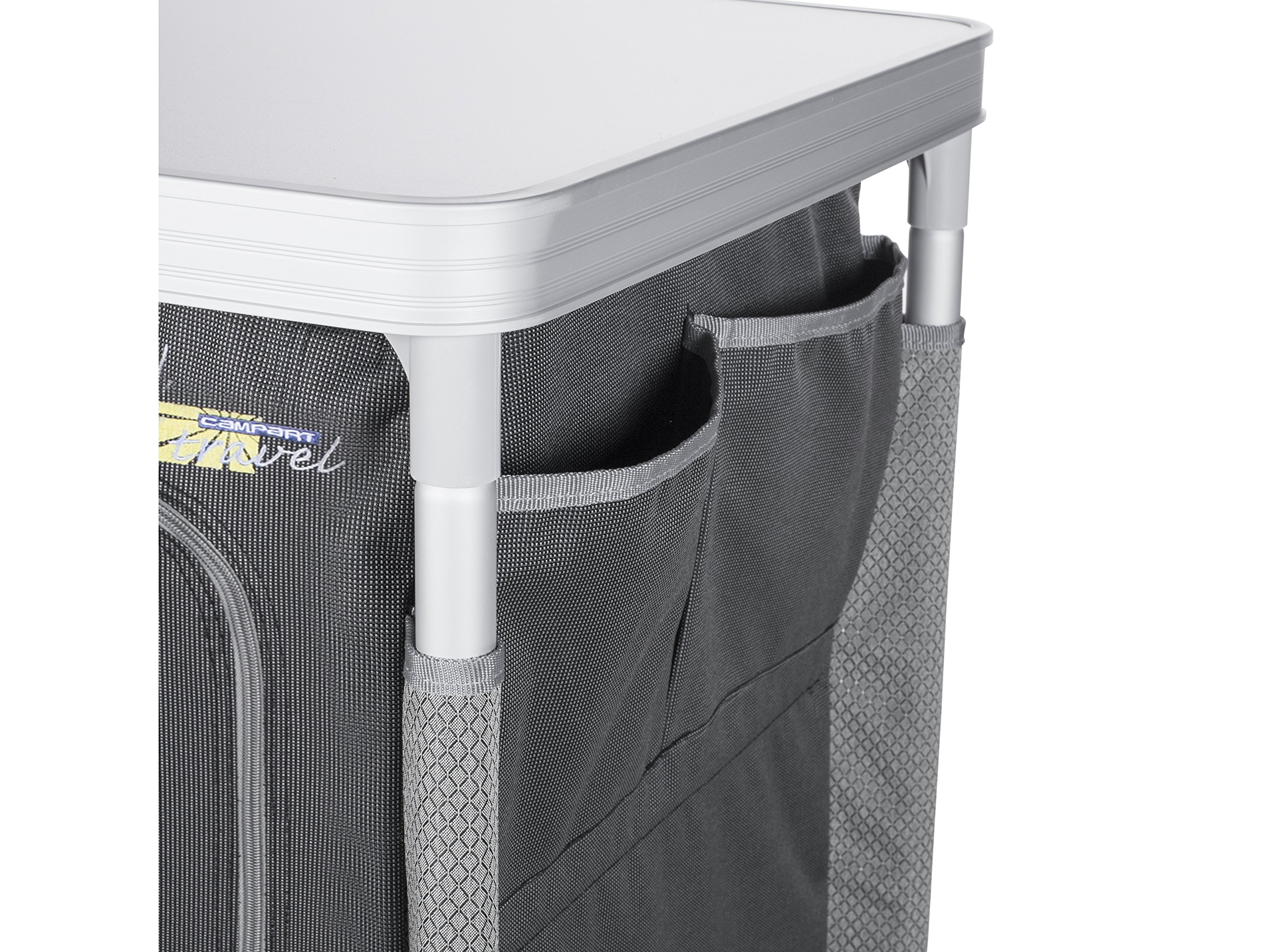 Armoire de camping Campart Travel CU-0719 Nice – Trois compartiments – Armature en aluminium