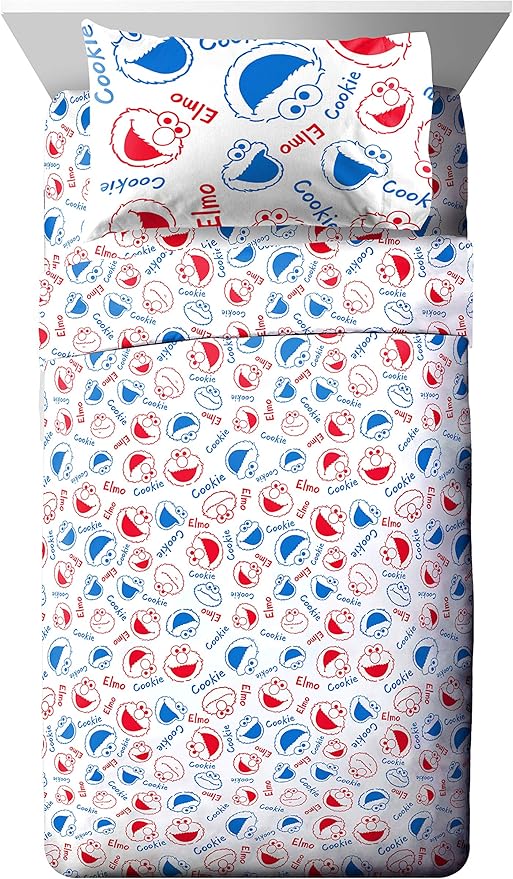 elmo fitted crib sheet