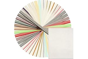 Harloon 48 Pcs 11.8" Long Book Binding Headbands Endbands and 39" x 45" Book Binding Cloth Set 24 Colors Cotton Book Headband Book Binding Kit for Decor Bookbinding Book Repair, 0.5" Wide