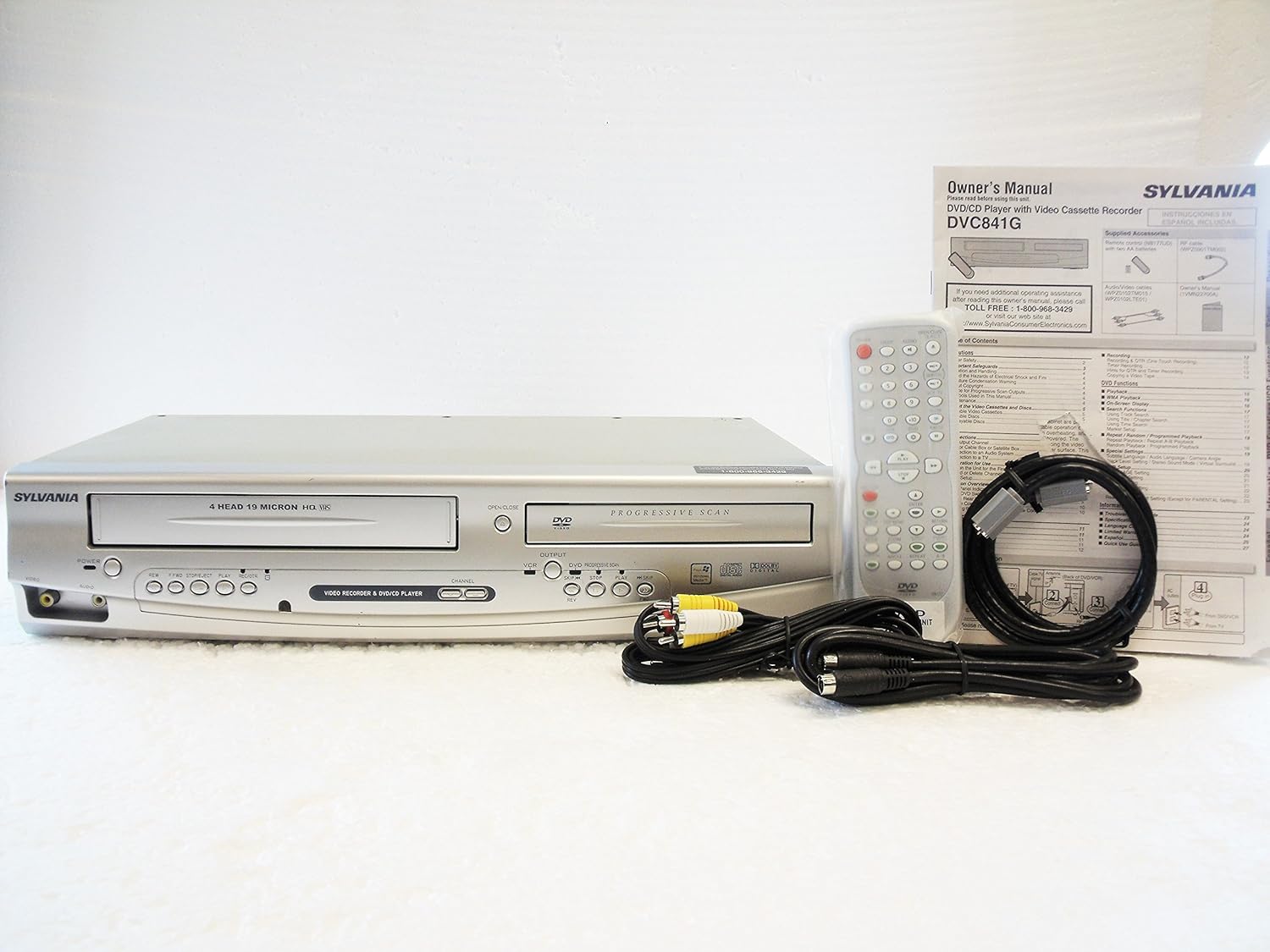 Amazon.com: Sylvania DVC841G Progressive Scan DVD/VCR Combo [Electronics]:  Electronics