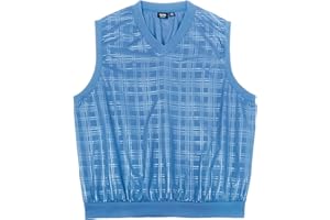 Akwa Made in USA Men's Microfiber Water Repellent V-Neck Pullover Golf Vest