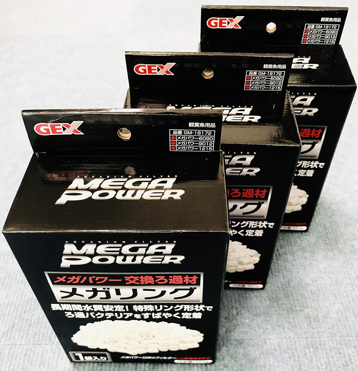 Amazon Gex ジェックス メガリング メガパワー 交換ろ過材 観賞魚用品 450g 3個 まとめ買い ジェックス フィルター用アクセサリー 通販