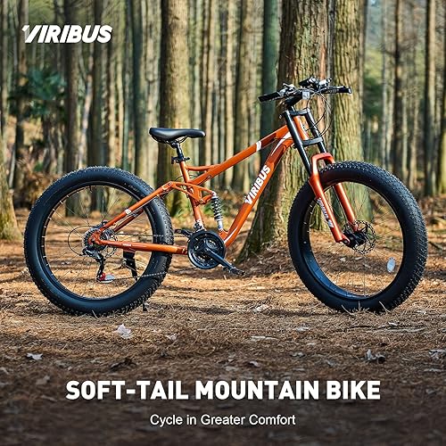 Viribus Fat Tire Bike, Mens Bike Mens Mountain Bike Full