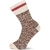 Merrell unisex-adult Men's and Women's Heritage Camp Wool Blend Crew Socks - 1 Pair - Heat Transfer Logo and Moisture Wicking