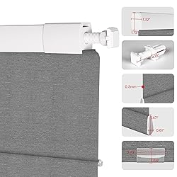 Sulugood No Tools No Drill Cordless Light Filtering