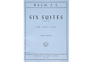 INTERNATIONAL MUSIC COMPANY Bach, JS - 6 Cello Suites BWV 1007 for Cello - Arranged by Fournier - International Edition