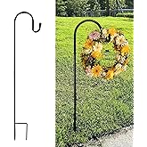 Wreath Stand for Cemetery In Ground, Christmas Headstone Wreath Holder,Reef Stand,Christmas Wreath Hanger for Display Funeral, Heavy Duty Grave Marker Garland Hook for Memorial Gravestone (1 Pcs)