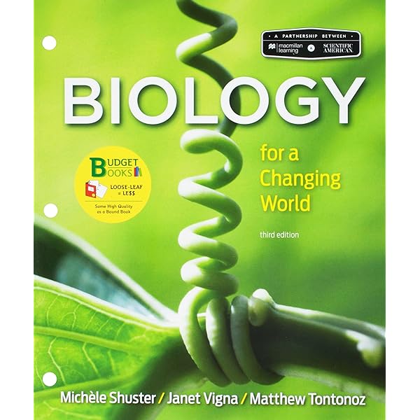  Loose Leaf Version For Scientific American Biology For A Changing World 9781319103040 Shuster Michele Vigna Ja Tontonoz Matthew Books